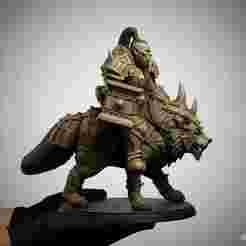 Ogre an Armored Wolf - 3D Model