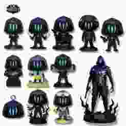 Omen 12 Models Figures Valorant 3D Models Package