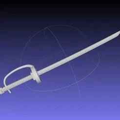One Piece Shanks Sword Printable Assembly