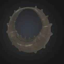 Oni Horned Relic - EDZX (Demonic Ornament for Cosplay & Display)