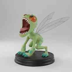 open-mouthed winged monster - the haunted hotel (netflix series)