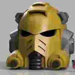 Original Gravis Support Heavy Space Marine Helmet 1:1 Cosplay Replica