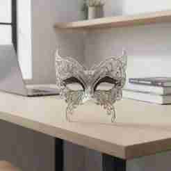Ornate Filigree Butterfly Masquerade Mask