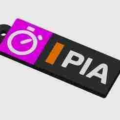 Oscar Piastri Time Keychain F1