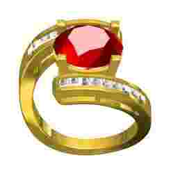 Oval and Princess Cut Diamond Bypass Ring