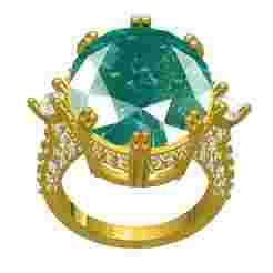 Oval Diamond Vintage Engagement Ring