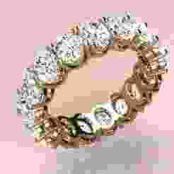 Oval Diamonds Ring
