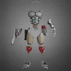 Overwatch 2 Cassidy Full Armor Grenades and Revolver for Cosplay