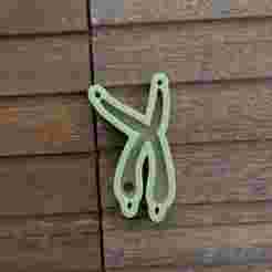 Owl Animal Footprint Keychain