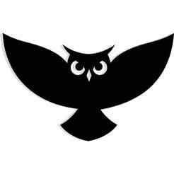 owl flying with open wings 2 - 2D/3D Wall Art STL+SVG For CNC Router, Plasma, Waterjet, Laser & 3D Printer
