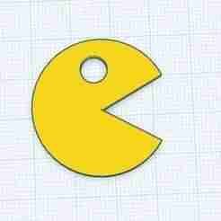 pac man key ring