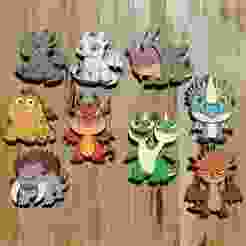 PACK 9 KEYRINGS / KEYCHAIN / How to train your dragon (STL & 3MF)