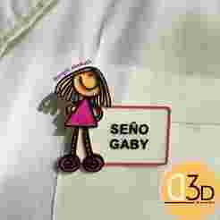 Pack: Pin identifier version baby girl and baby boy + pin only - customizable