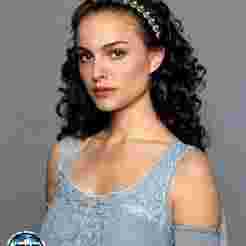 padma amidala aqua georgette night gown hair band