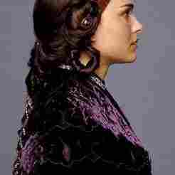 padme amidala revelation purple gown hair band and hair catch