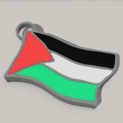 Palestine Keychain