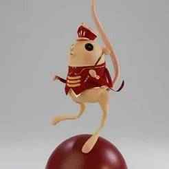 paper treads Ringmaster Circus Mouse Figure - coraline