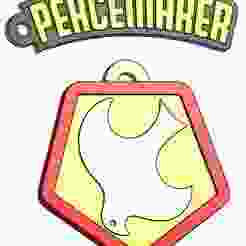 Peacemaker logo keychains