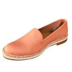 Peach Espadrille Loafers