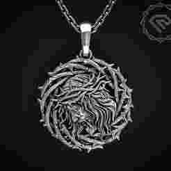 PENDANT IN THE FORM OF THE CROWN OF THORNS OF JESUS THE SAVIOR 3D print model