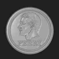 PERRY CUSTOM NAME COIN TOKEN WALL ART