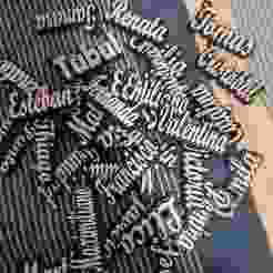 personalized name keychain,trinidad,valentina,tomas,thiago,tenia,tamara,sebastian