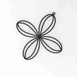 Petal Loop Earring – Lightweight 3D Printable Jewelry Design
