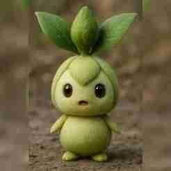 Petilil Figure STL - 3D Print Petilil - Pokemon Petilil Model - Petilil Toy 3D - Petilil Statue STL