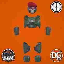 PH-9 Predator Armor and Helmet STL from Helldivers 2 - Digital STL File Only