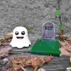 Phantoms on Display - Cute Ghost - WISP - Perfect for Halloween and Parties