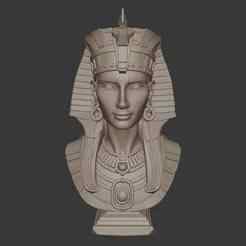 Pharaoh Bust – Ancient Egyptian Leader 3D Print Model