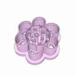 Pickleball Flower Clay Cutter - 25, 30, 35mm