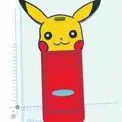 Pikachu badge holder