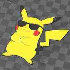 Pikachu Pokemon keychain