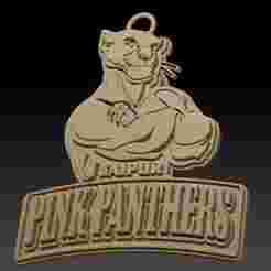 PKL Jaipur Pink Panthers badge color printable and renderable