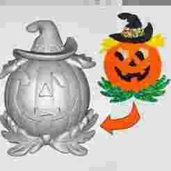 "Plastic Popcorn" Jack-o-Lantern