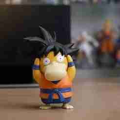 Pokemon Psyduck - Songoku - Dragon ball - 3D print