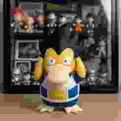 Pokemon Psyduck - Vegeta statue - 3D print