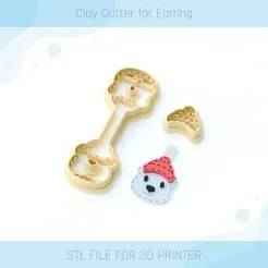 Polar Bear Keychain Clay Cutter