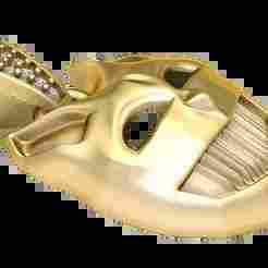 Polished Phantom Pendant 3D Printable Model