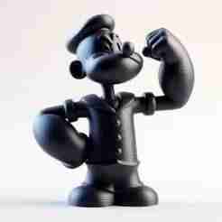 Popeye the Sailor Cartoon Standing 3D Print Figurine