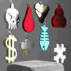 Poppy Playtime - Nightmare Critters Pendant Bundle
