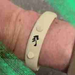 Power Rangers Jungle Fury Rhino Bracelet (3D File)