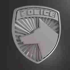 Power rangers SPD Deka Ranger logo badge