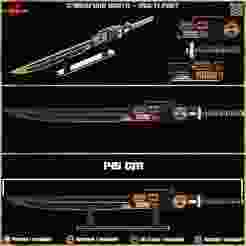 Predator Sword - Luxury Decor - REAL SIZE - 3D Printing Legendary Cosplay