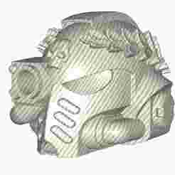 Primaris Marine Captain helmet - 3D model