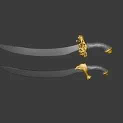 PRINCE OF PERSIA: THE SANDS OF TIME - Dastan's (Jake Gyllenhaal) Swords