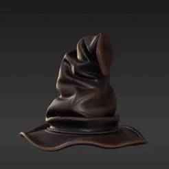 Printable Mystic Academy's Sentient Hat Charm - Tattered, Wise, Magical Relic for Keys & Bags