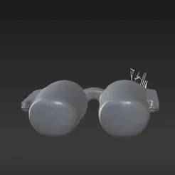 Printable Sorcerer Eyewear with Mystic Mark - Unique Miniature Fantasy Gift STL