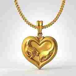 promise heart pendant charm